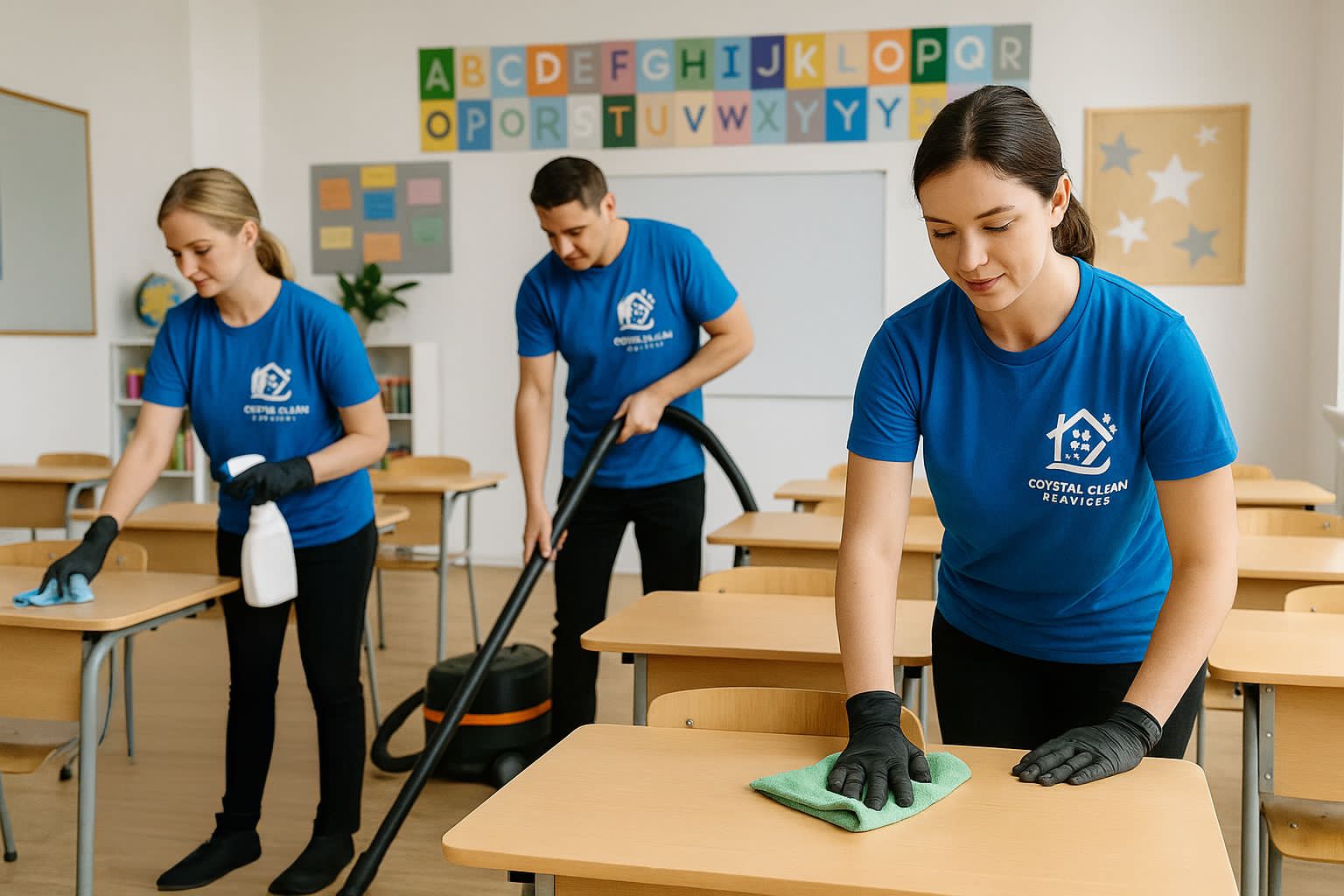 School Cleaning - Clean classroom environment